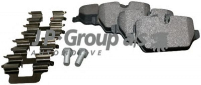 JP GROUP 1463700510 -  Комплект тормозных колодок, дисковый тормоз